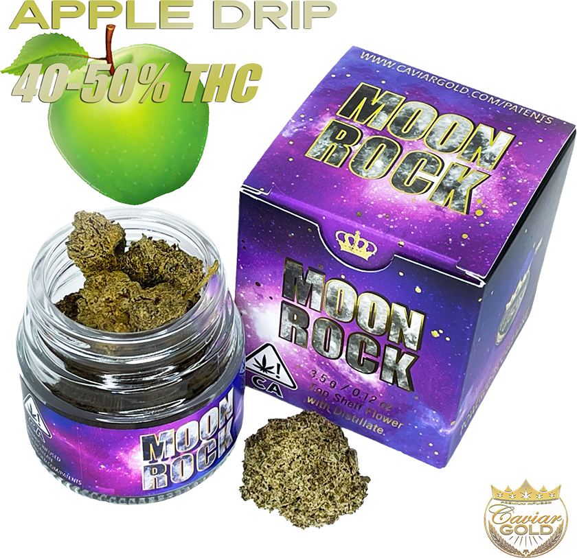 Moonrocks Apple Drip — premium kief-coated cannabis Albuquerque